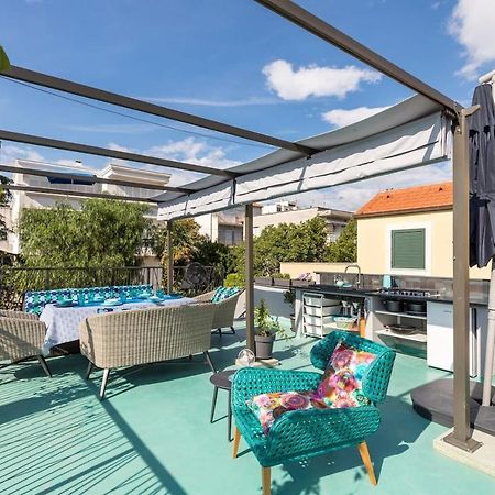 Villa Boutique Triple House With Garden & Roof Terrace Split Exterior foto