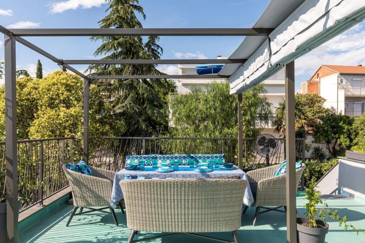 Villa Boutique Triple House With Garden & Roof Terrace Split Exterior foto